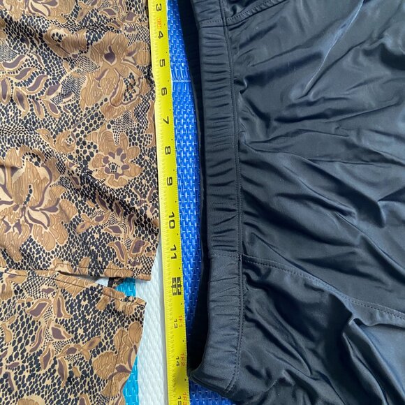 Blair 16W Gold / Black Two Piece Padded Swim Wear - Picture 10 of 12